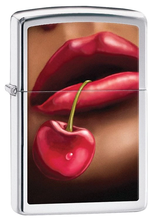 Zippo Lips And Cherries 2 High Polish Chrome Windproof Lighter Zippo Lips And Cherries 2 High Polish Chrome Windproof Lighter -Lighter Shop zippo lips and cherries 2 high polish chrome windproof lighter 62