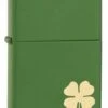 Zippo Shamrock Moss Green Matte Lighter