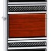 Zippo Steel And Wood High Polish Chrome Windproof Lighter