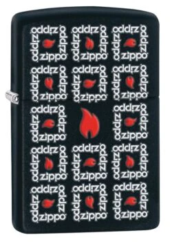 Zippo Zippo Surround Black Matte Windproof Lighter